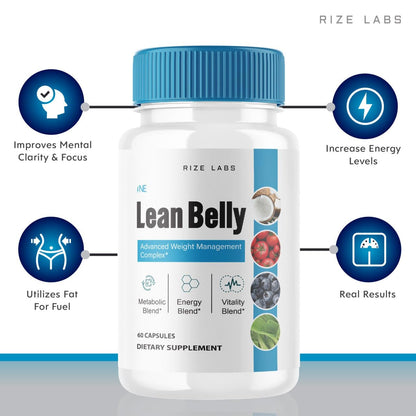 (2 Pack) Ikaria Lean Belly Juice Capsules for Weight Loss - IkariaLeanBelly Advanced rize labsUS supplements