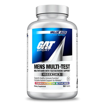 GAT SPORT Men's Multi + Test, Premium Multivitamin Tablets (150 Count) GAT SPORTAu supplements