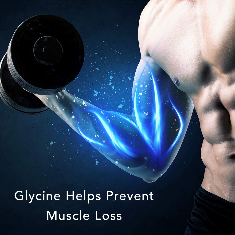 Glycine Powder (2 lbs) - Promotes Restful Sleep, Muscle Energy and Strength, Memory and Cognition Support (Resealable Bag) TradeKingAu supplements