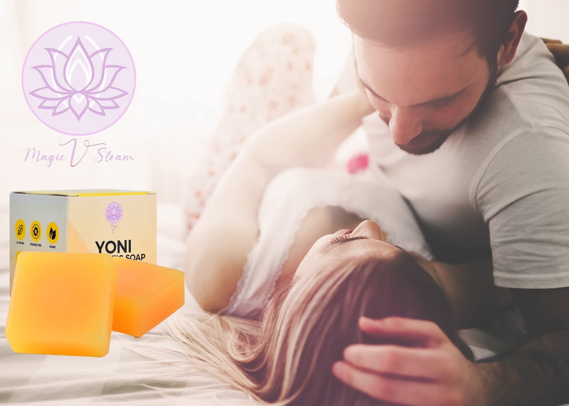 Magic V Steam Probiotic 2 Yoni Soap Bars Feminine Wash and Vaginal Wash Vaginal Odor Eliminator PH Magic V SteamAu supplements