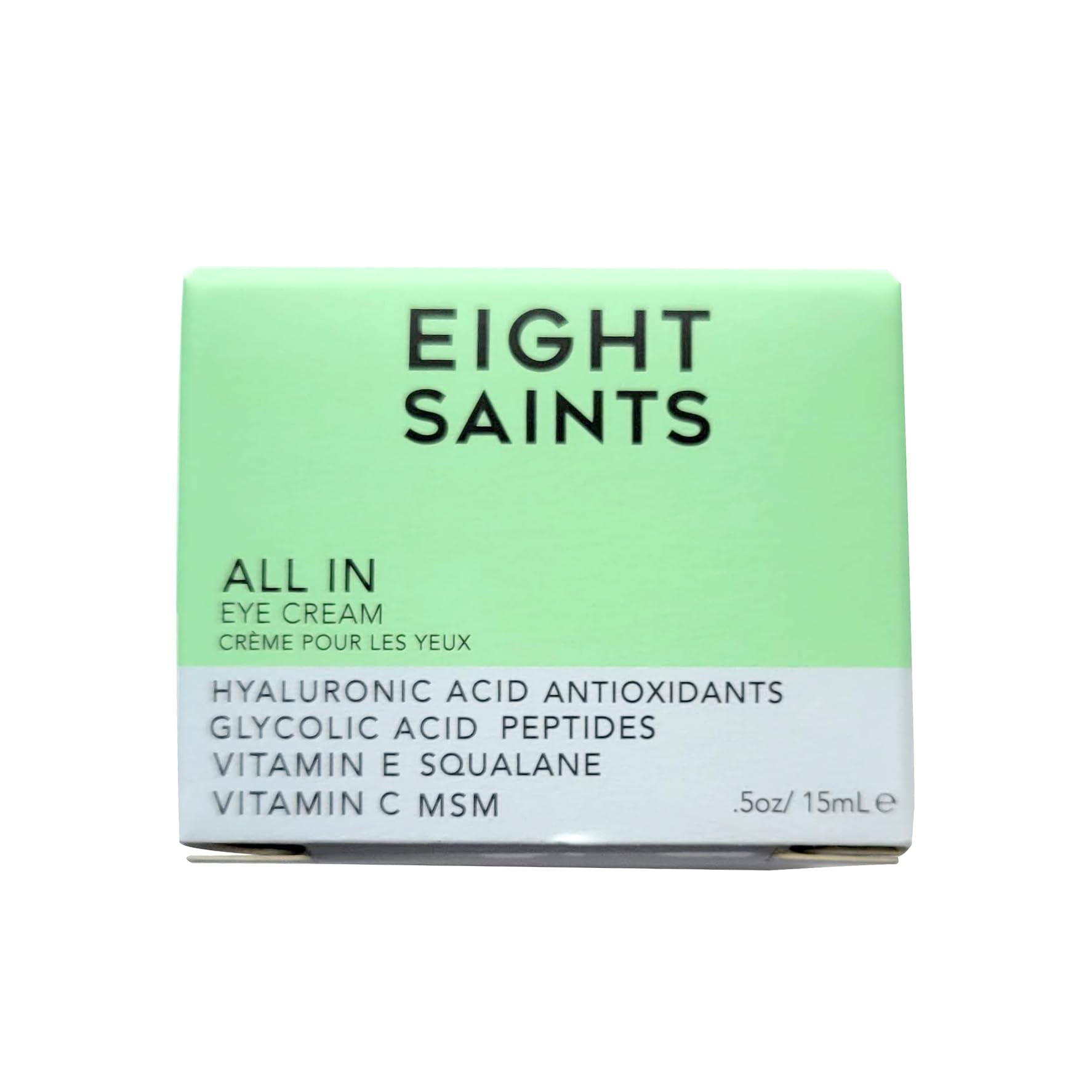 Eight Saints Skin Care All In Eye Cream, Natural and Organic Anti Aging Under Eye Cream to Reduce Puffiness, Wrinkles, and Under Eye Bags, Dark Circles Under Eye Treatment, 0.5 Ounces Eight SaintsAu supplements