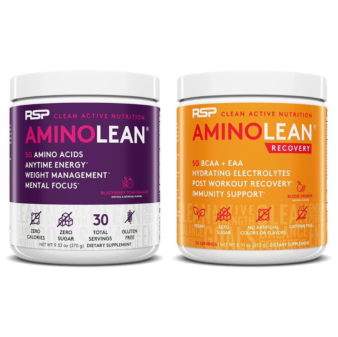 RSP NUTRITION AminoLean Pre Workout Energy (BlackBerry Pomegranate 30 Servings) RSP NUTRITIONAu supplements