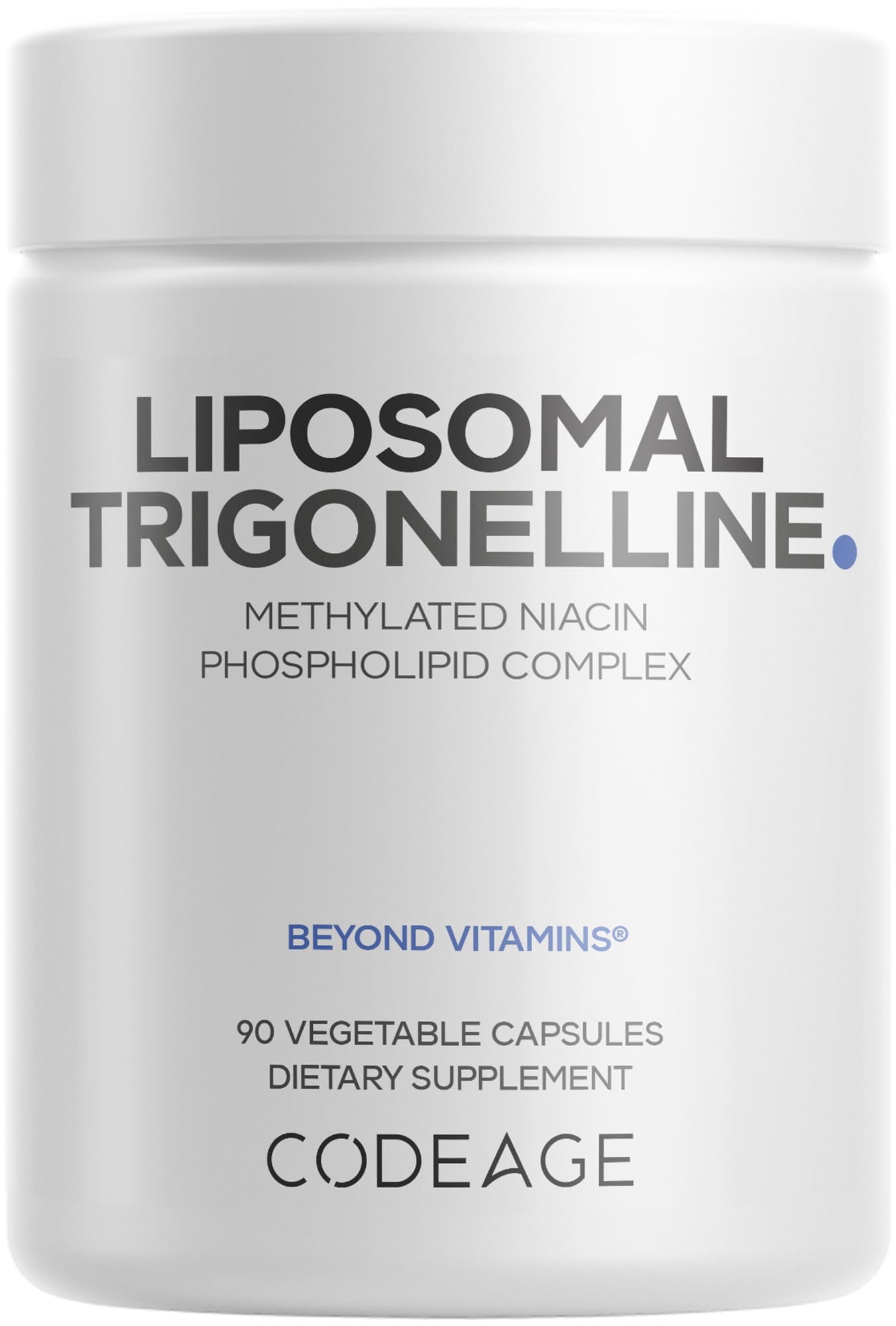 Codeage Liposomal Trigonelline - 250 mg Per Capsule - 3-Month Supply - Plant-Based Alkaloid - Liposomal Delivery for Bioavailability - Metabolic Health Support - Vegan Nootropic Non-GMO - 90 Capsules CodeageAu supplements