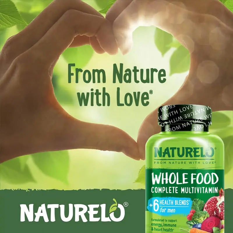 NATURELO Whole Food Multivitamin for Women - 120 Capsules and Whole Food Multivitamin for Men - 120 Capsules Bundle NATURELOAu supplements