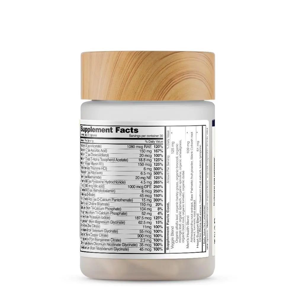 Snap Supplements Men's Multivitamins - Daily Vitamins & Minerals for Men - Vitamin D, B12, Zinc, Herbs & Vitamin C Snap SupplementsAu supplements