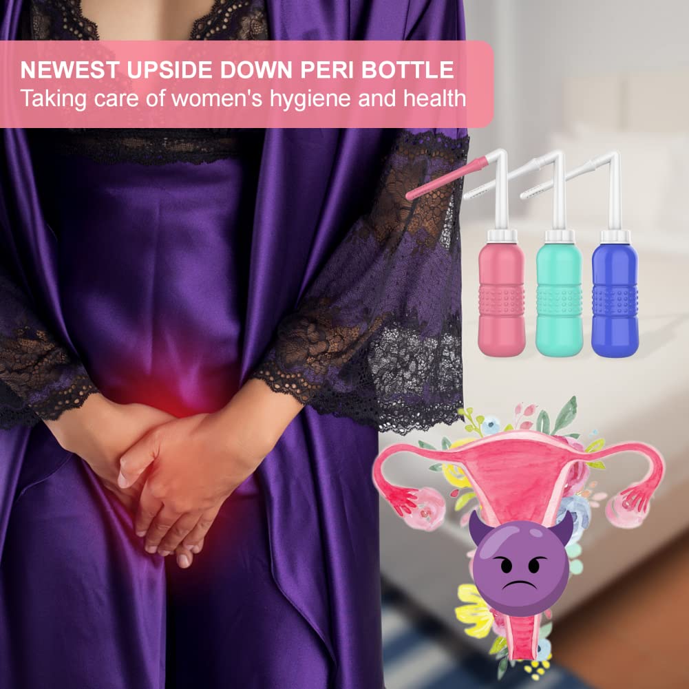 2PCS Vaginal irrigation Intimate Wash for Women,Portable Bidet Travel Bidets,Peri Bottle TONELIFEAu supplements