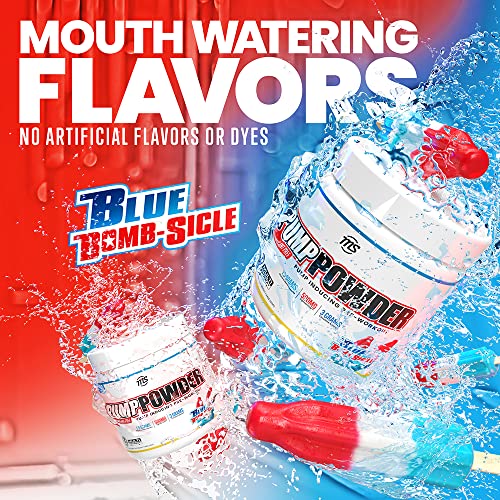 MAN Sports Pump Powder Blue Bombsicle - Stimulant Free Pre Workout Drink MAN SportsUS supplements