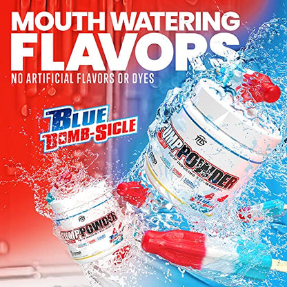 MAN Sports Pump Powder Blue Bombsicle - Stimulant Free Pre Workout Drink MAN SportsUS supplements