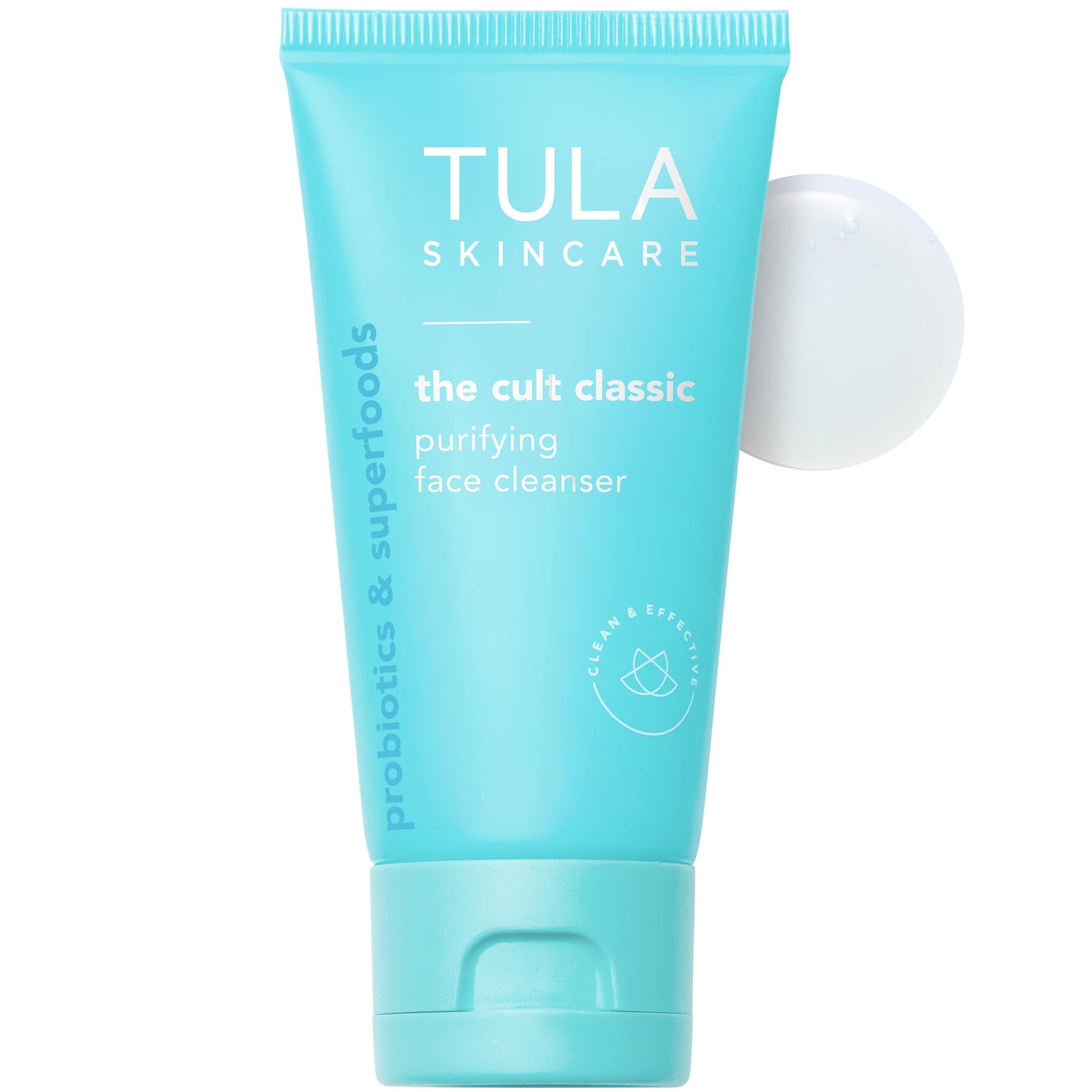 TULA Skin Care The Cult Classic Purifying Face Cleanser (Travel-Size) | Gentle and Effective Face Wash, Makeup Remover, Nourishing and Hydrating | 1.67 oz. TULAAu supplements