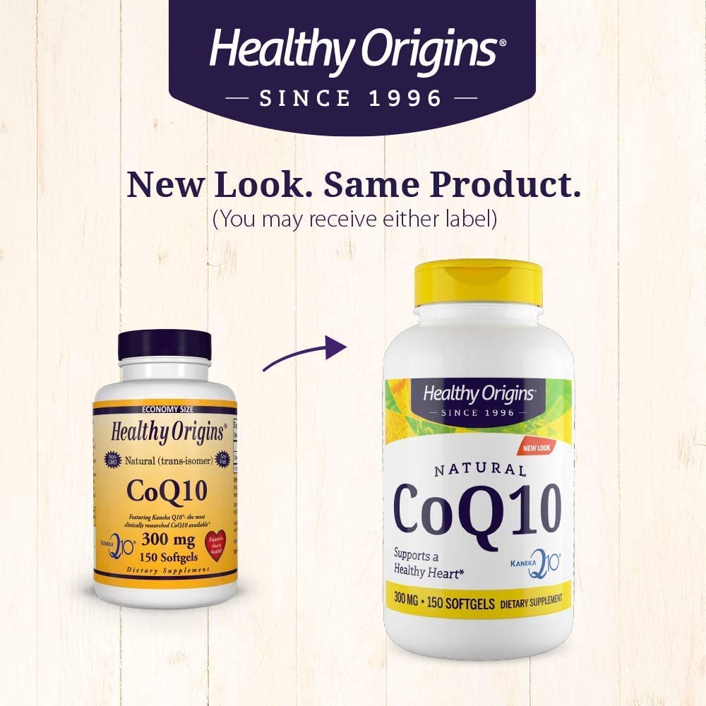 Healthy Origins CoQ10 (Kaneka Q10), 300 mg - Heart Health & Energy Supplement Healthy OriginsUS supplements