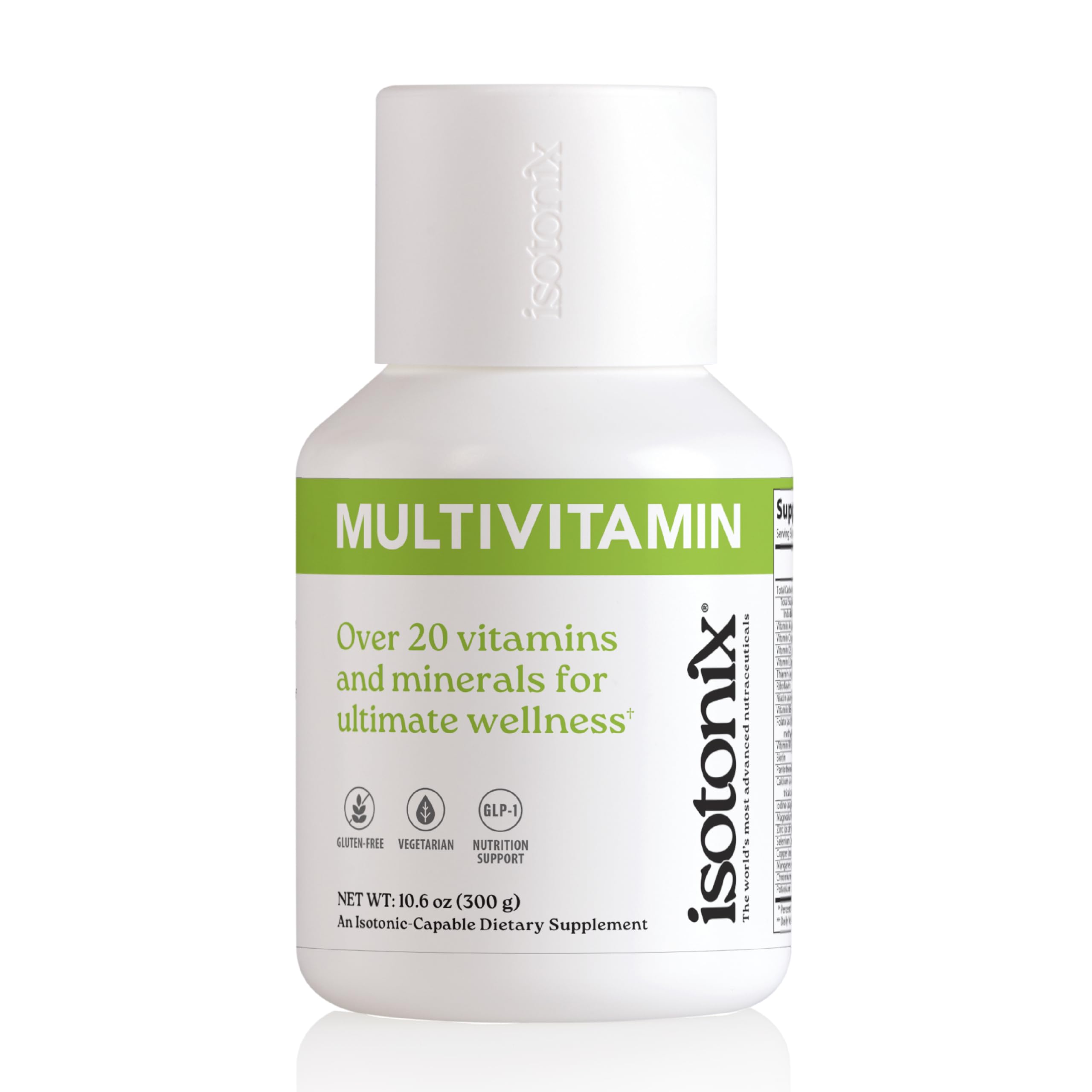 Isotonix Multivitamin Powder Without Iron – Methylated B Vitamins, Antioxidant & Mineral Support – Fast-Mix Isotonic Delivery – Vegetarian, Gluten-Free, Non-GMO – Natural Fruit Flavor – 90 Servings IsotonixAu supplements