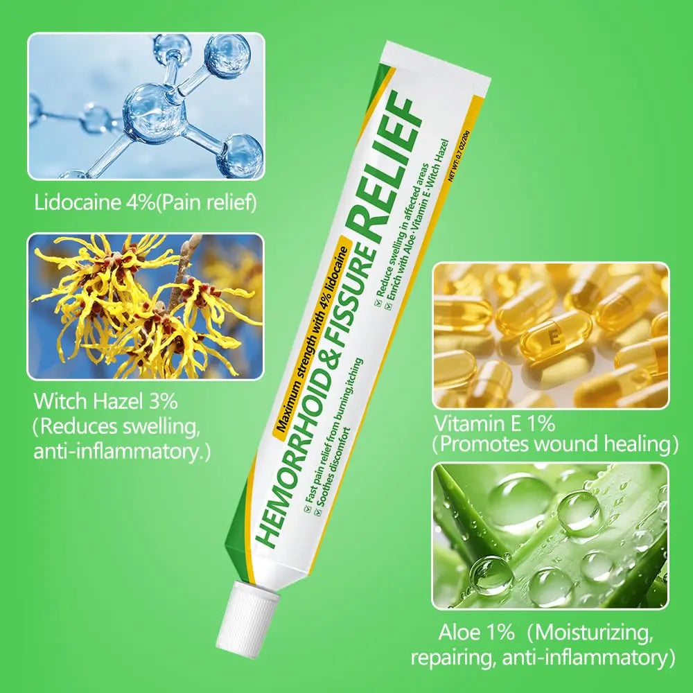 Dr.Goddyik Hemorrhoids and Fissure Relief Cream,Hemorrhoid Ointment for Hemorrhoid Treatment Fast Acting Relief of Pain, Swelling Dr.GoddyikAu supplements