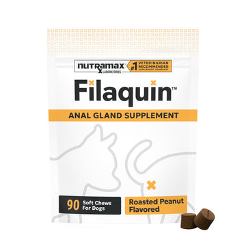 Nutramax Filaquin Anal Gland Supplement for Dogs, from The Same Company as Cosequin & Proviable, with Pre & Postbiotics and Psyllium Husk Fiber to Support Anal Gland Health, 90 Count Soft Chews Nutramax LaboratoriesAu supplements