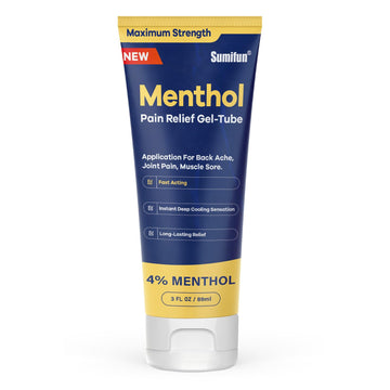 Sumifun Menthol Pain Relief Gel-Tube-3 FL OZ Tube (Pack of 1)- for Knee & Lower Back Pain Relief, Sore Muscle Relief, Neck Pain Relief, Shoulder Pain Relief SumifunAu supplements