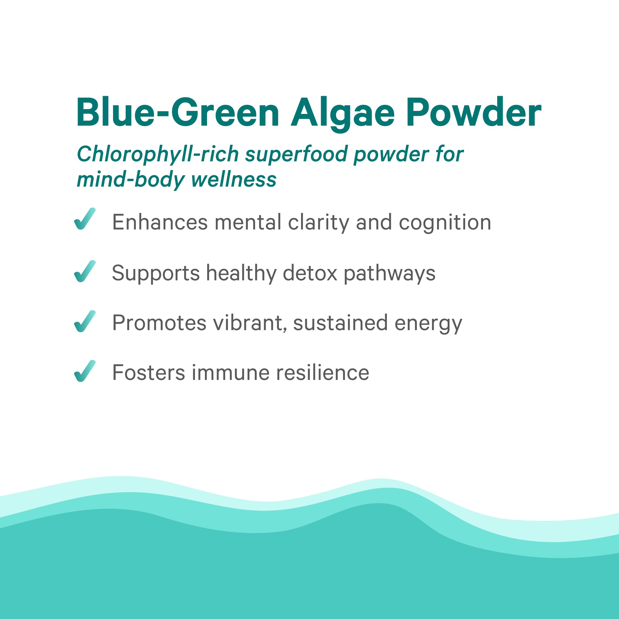 PURE SYNERGY Blue-Green Algae Powder | Superfood Powder with Chlorophyll | Organic AFA Blue Green Algae Supplement | Supports Energy, Mental Clarity, and Detoxification (3.2 oz.) PURE SYNERGYAu supplements