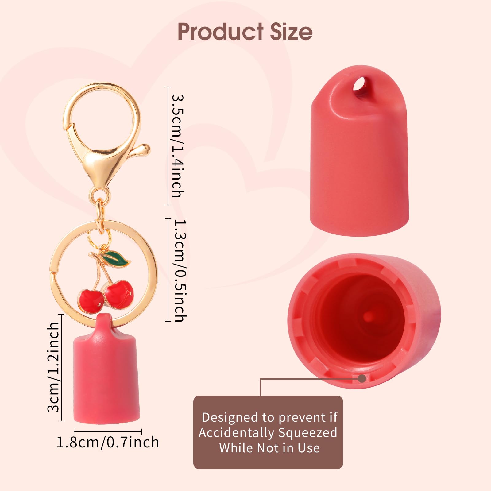 Limpskys keychain cap for Summer Fridays 0.5 Oz Lip Balm,lip gloss cap keychain（No Lip Balm） LimpskysAu supplements