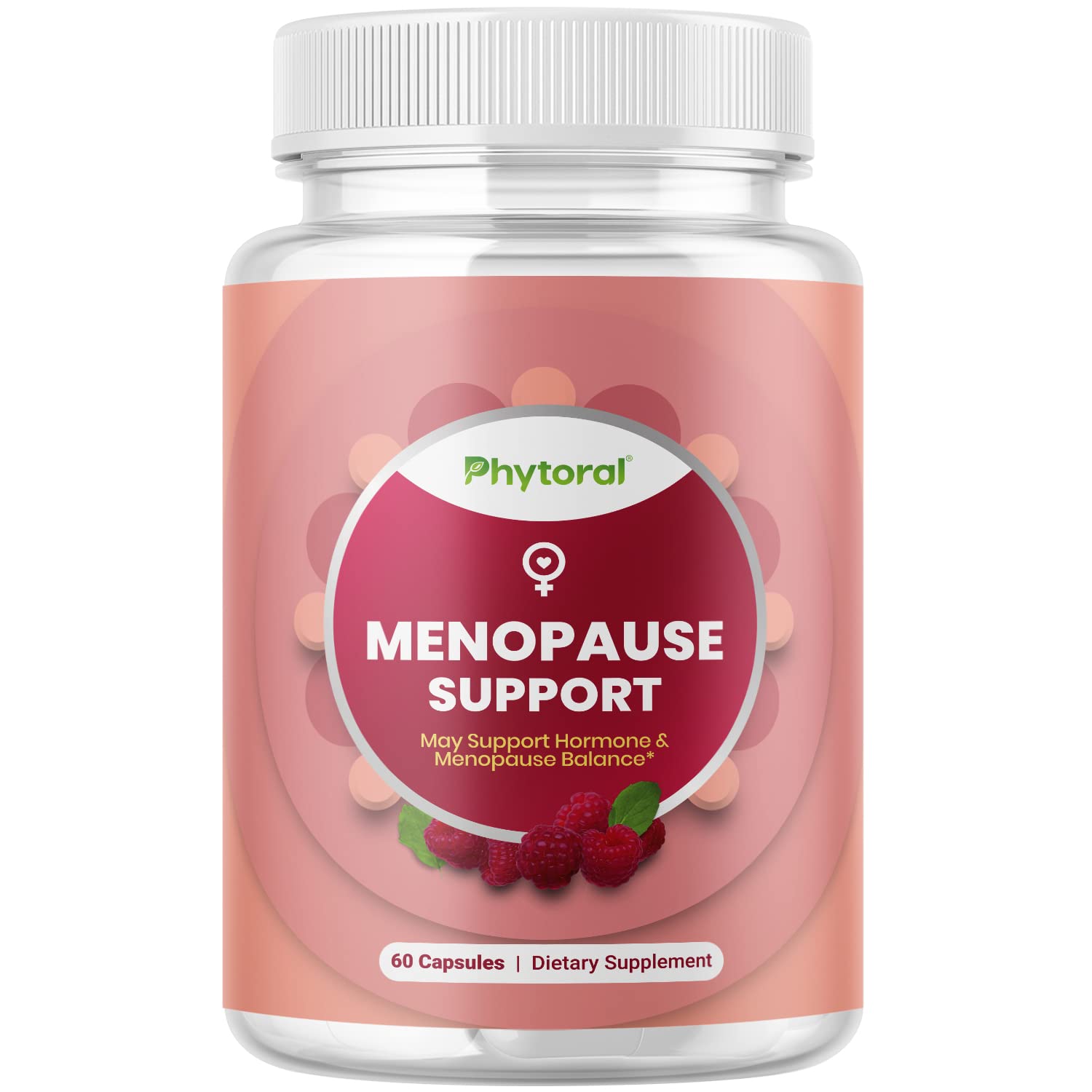 Phytoral Complete Herbal Menopause Supplement for Women - Female Hormone Balance Capsules for Night Sweats Hot Flashes & Mood Swings with Dong Quai, Chaste Berry & Black Cohosh Root - 60 Count Pack PhytoralAu supplements