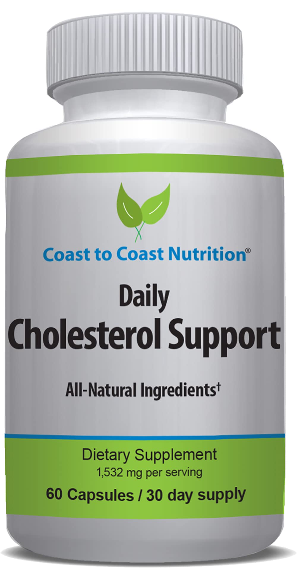 Coast to Coast Nutrition Cholesterol Support Supplement - Support Cardiovascular & Artery Performance, Target Bad LDL Levels & Plaque Calcium Buld-Up - Promote Circulation & Blood Flow - 60 Capsules Coast to Coast NutritionAu supplements