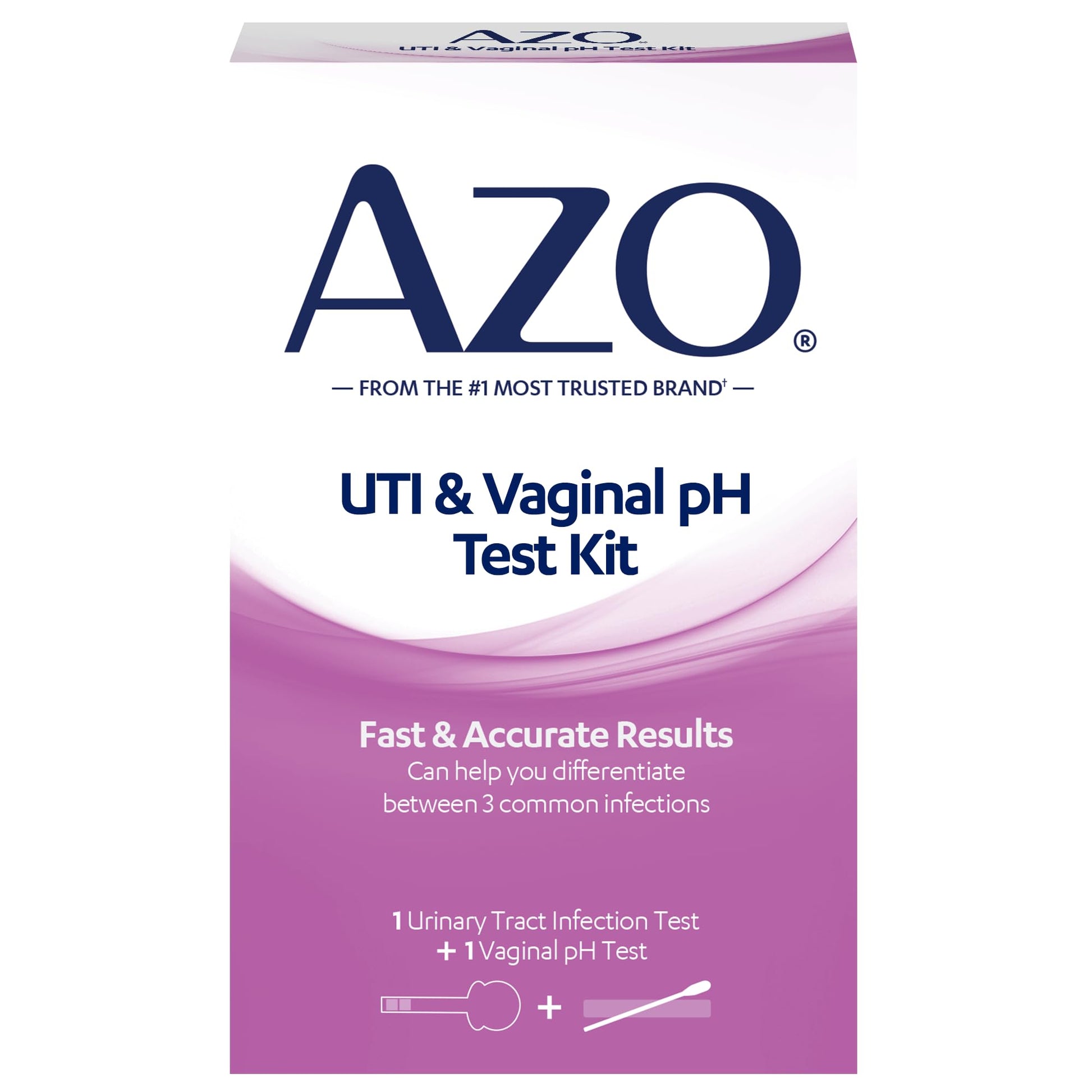 AZO Dual Protection Urinary & Vaginal Probiotic + UTI & Vaginal pH Test Kit (30 Count) AZOAu supplements