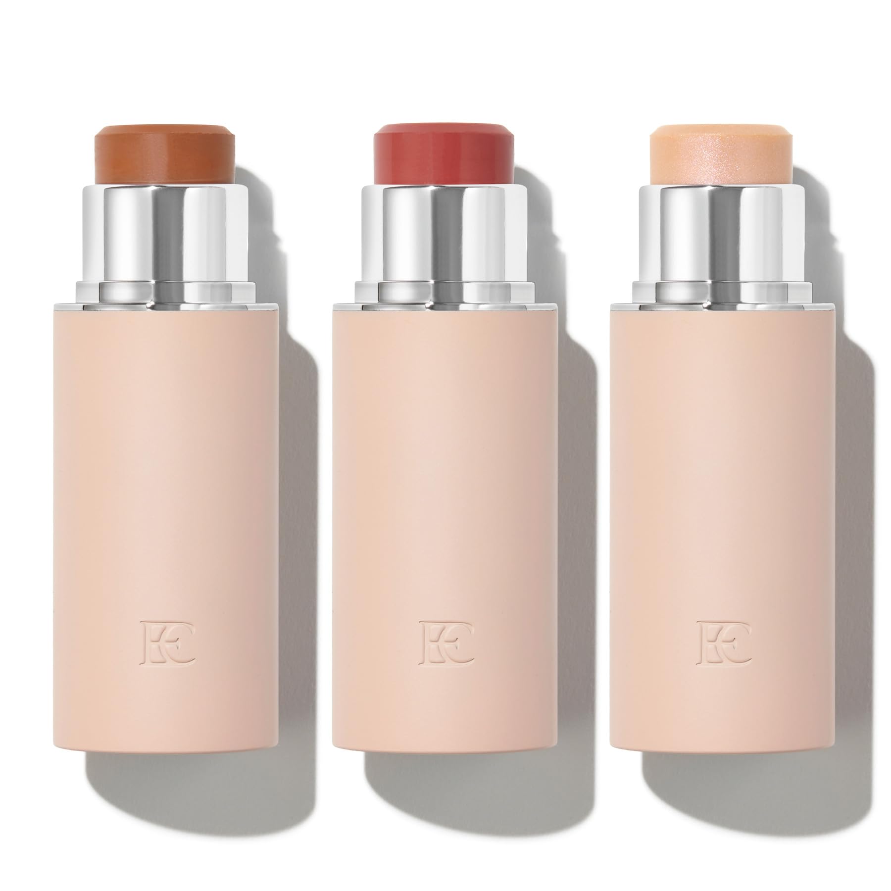 EarthsCure Glow Trio - 3 Piece Set: Bronzer, Blush, and Highlighter. Buildable Cream Sticks For a Luminous, Natural, and Youthful Look EarthsCureAu supplements