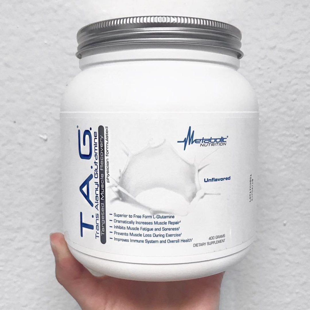Metabolic Nutrition, TAG, Trans Alanyl Glutamine, 100% L-Glutamine Peptide Powder Metabolic NutritionUS supplements