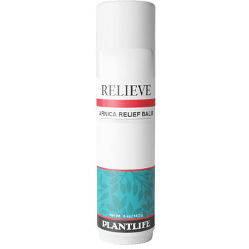 Plantlife Arnica Relieve Balm - Made with Arnica and 100% Pure Essential Oils - Relieve Products are a Homeopathic Solution for Everyday Use - Works Quickly and Effectively - Made in California PlantlifeAu supplements