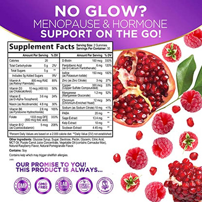 Menopause Supplements for Women, Multi Benefit Menopause Relief for Night Sweats Nature's GlowUS supplements