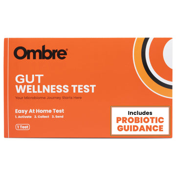 Ombre Gut Health Test Kit - Probiotic Recommender at Home Test for Women & Men - Detailed Custom Gut Microbiome Analysis for Digestive, Immune and Mental Health with Food Suggestions OmbreAu supplements