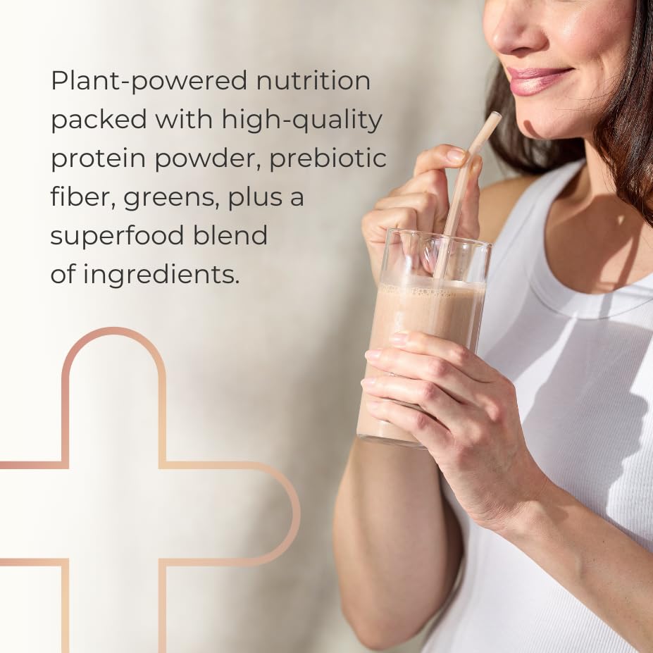 Complete by JuicePlus+ Dutch Chocolate Shakes - Plant-Based Nutrition - Whole Food Based Shake Powder with Protein, Fiber & Prebiotics - 30 Servings (2 Pouches, 15 Servings Each) Juice Plus+Au supplements