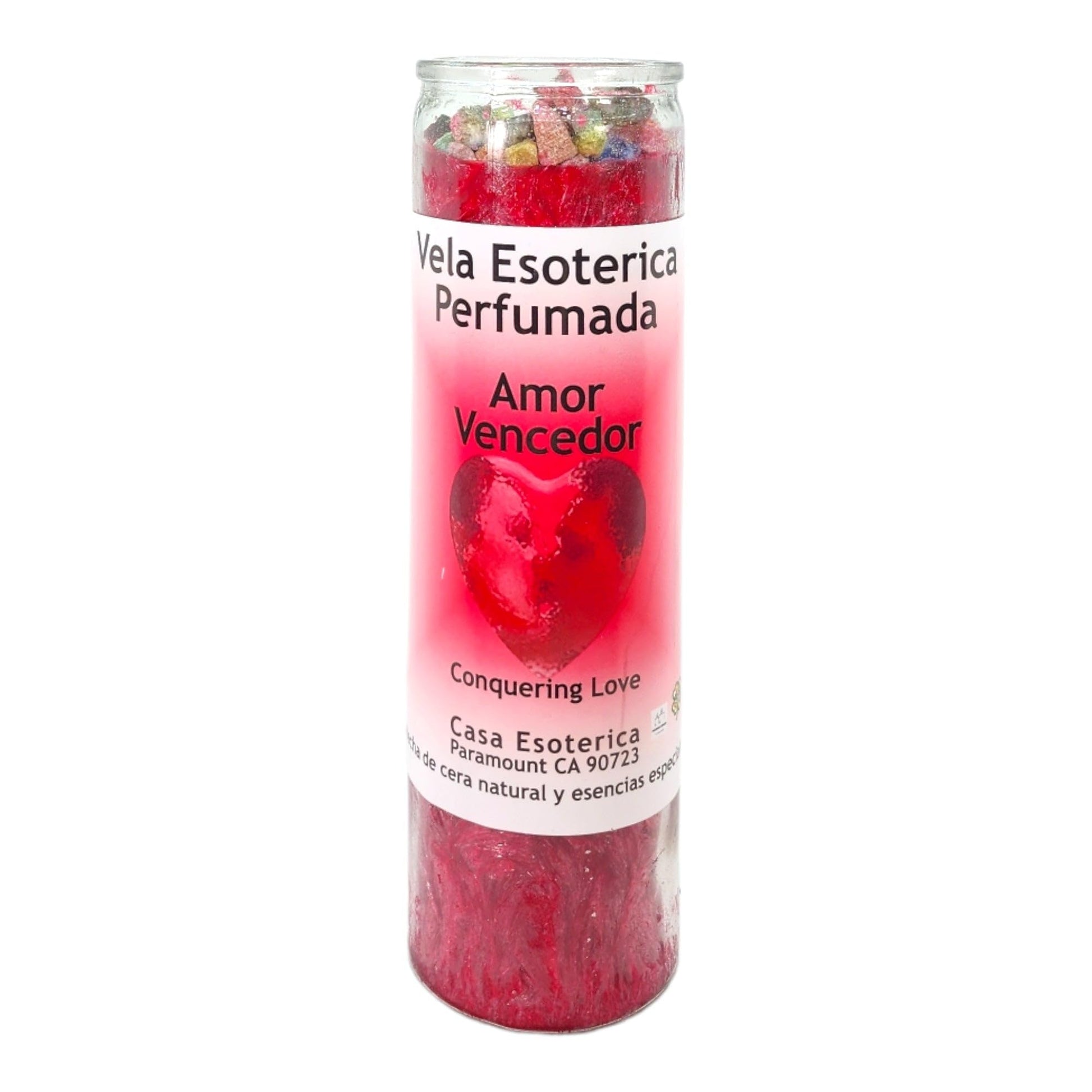 Conquering Love-Palm Wax Spiritual Intention Spell Candle-[RED] | Vela CASA ESOTERICA PERFUMADA MAGICK SPACEAu supplements