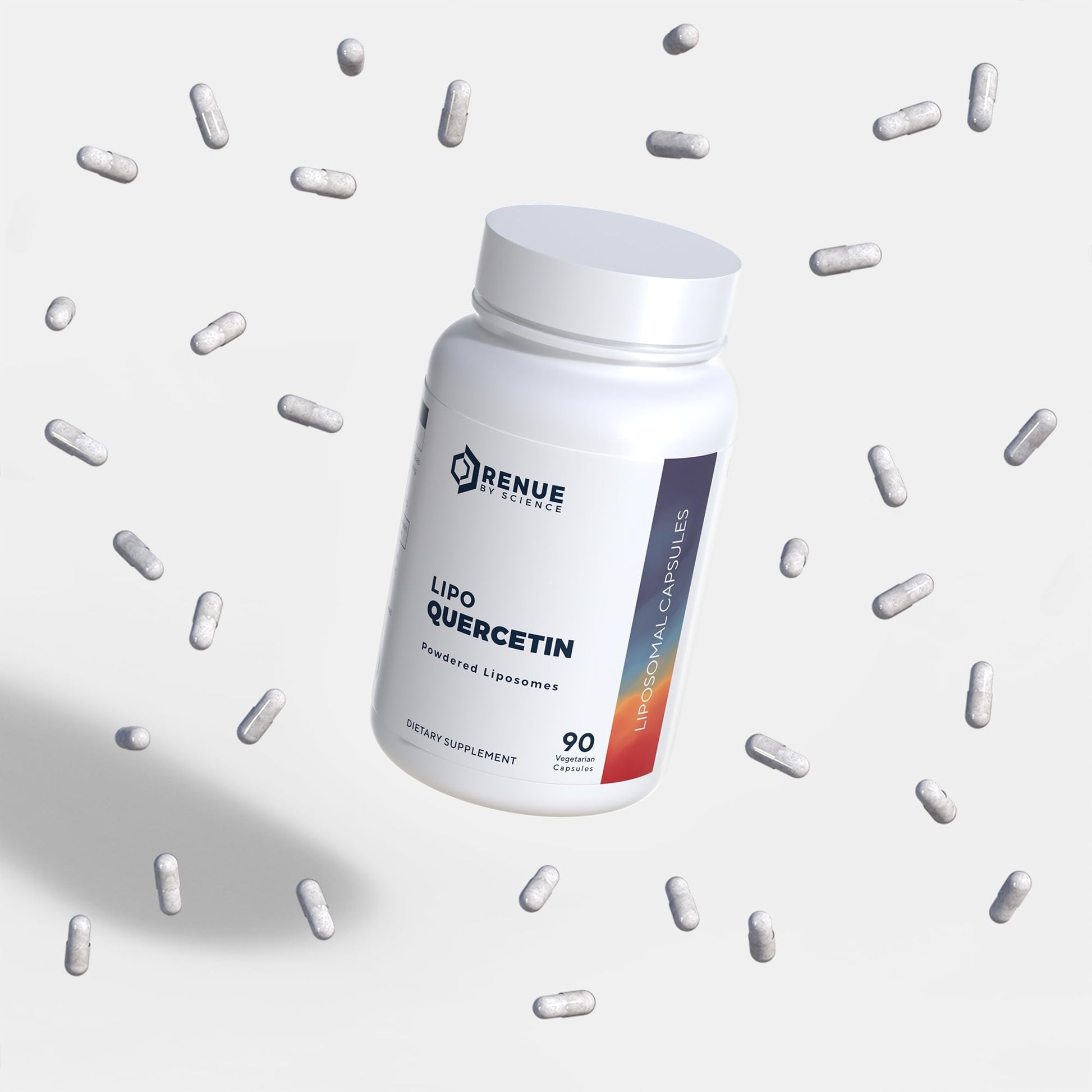 Renue By Science Quercetin | High Strength Liposomal Quercetin Supplements | 90 Quercitin Capsules - 150mg Quercetin per Serving | Non-GMO | Made in The USA & Third-Party Tested Renue By ScienceUS supplements