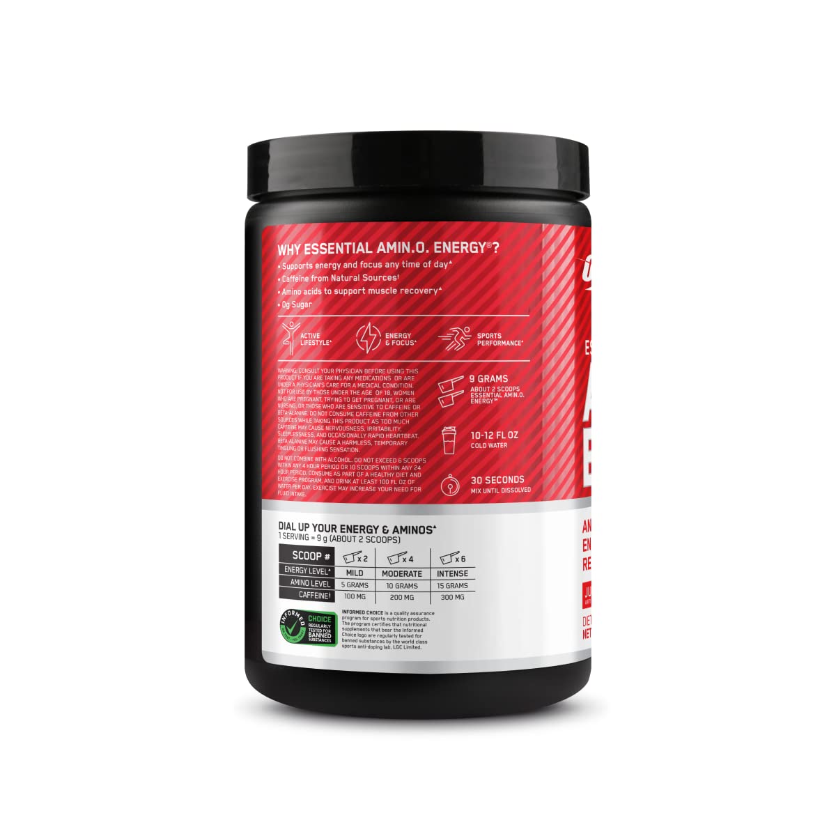 Optimum Nutrition Amino Energy - Pre Workout with Green Tea, BCAA, Amino Acids Optimum NutritionUS supplements
