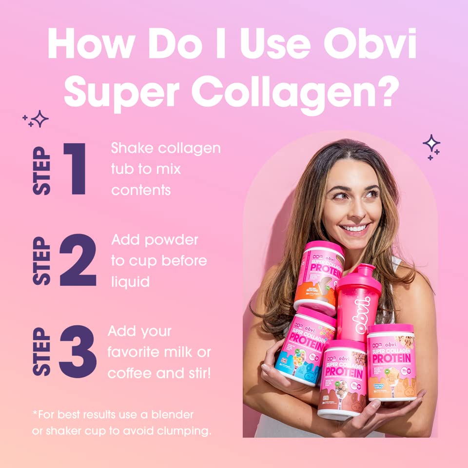 Obvi Collagen Peptides, Protein Powder, Keto, Gluten and Dairy Free, Hydrolyzed Grass ObviAu supplements