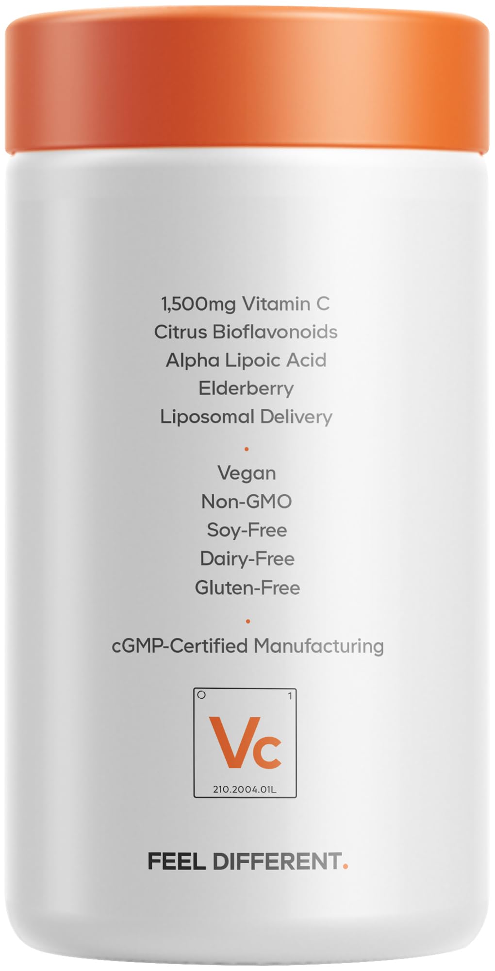 Codeage Liposomal Vitamin C 1500mg with Zinc, Elderberry, Citrus Bioflavonoids Grapefruit, Lemon, Orange Powder, Quercetin & Rose Hips Fruit – Vegan Supplement - Non-GMO, Vegan Pills, 180 Capsules CodeageAu supplements