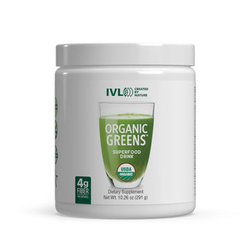 IVL - Organic Greens - Organic Superfood Drink - Loaded with Antioxidants, Micronutrients, Prebiotics & Probiotics - for Immune Support, Digestive Health - Great Taste (1 Pack, 30 Servings) IVLAu supplements