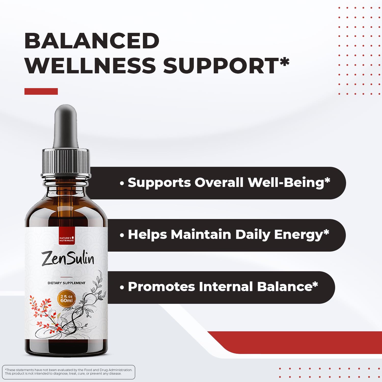 Nature’s NutriWave ZenSulin – Natural Liquid Supplement with Cinnamon, Licorice Root, Turmeric & More – 60ml, 1 Month Supply – Non-GMO, Gluten-Free, Made in USA Nature’s NutriWaveAu supplements
