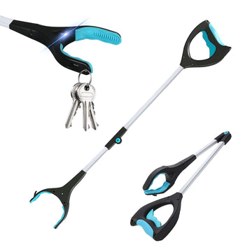 Grabber Reacher Tool, 32" Pick Up Stick Grabber with LED for Elderly and Lightweight Trash Picker CampsieAu supplements