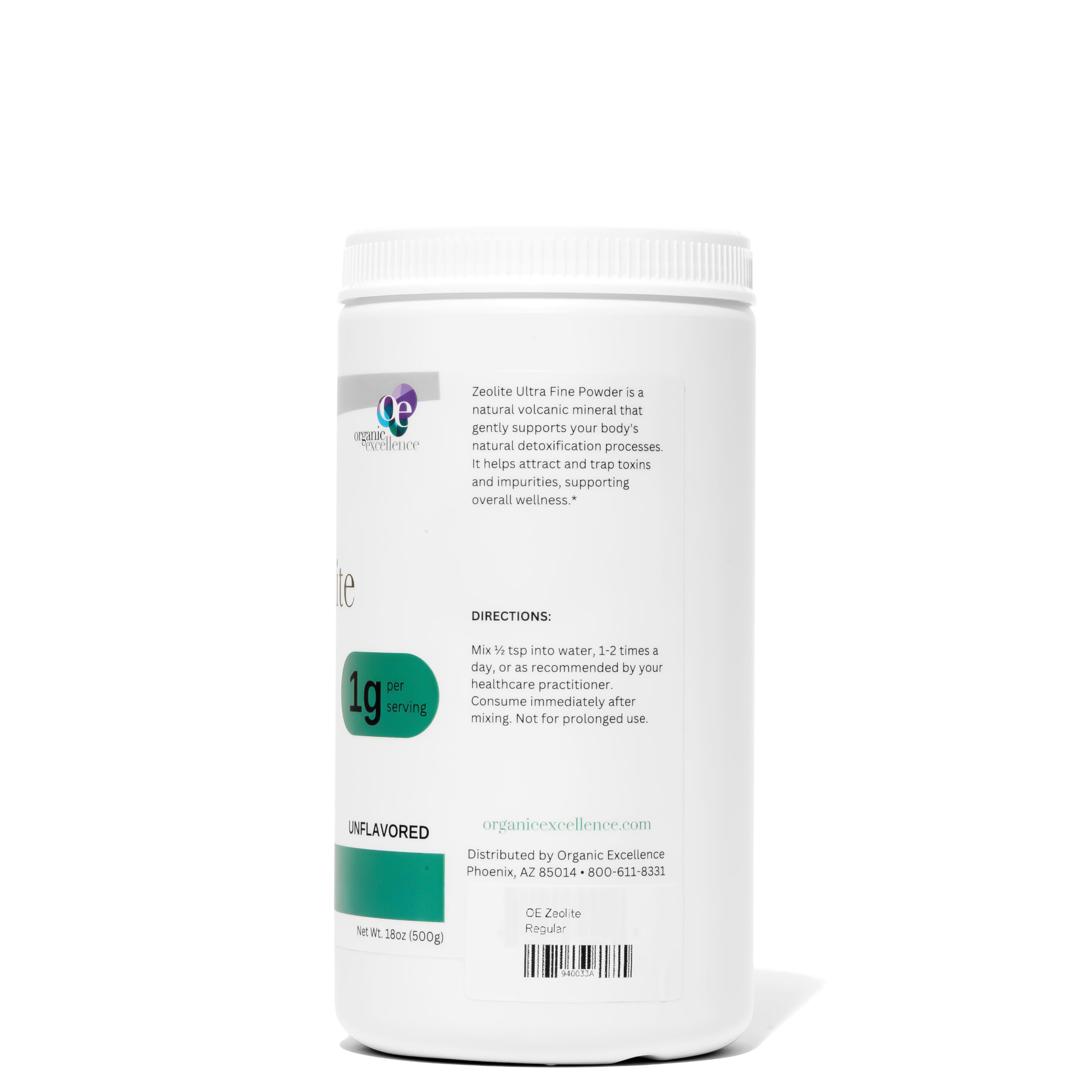 Organic Excellence Zeolite Clinoptilolite Powder – Pure Micronized Mineral Supplement – Supports Gut Health, Cleansing Support & Internal Balance – Non-GMO, Vegan – 500 Servings Organic ExcellenceAu supplements