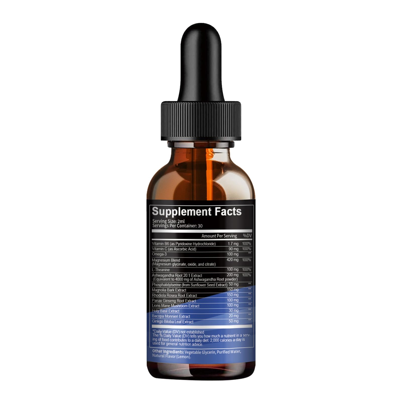 Totaria cortisol Supplement Liquid Drops Hormone Balance for Women Men with Magnesium Complex,Ashwagandha,Rhodiola Rosea,L Theanine,Phosphatidylserine Supplements Mood, Focus, Sleep Support 2 FL.OZ TotariaAu supplements