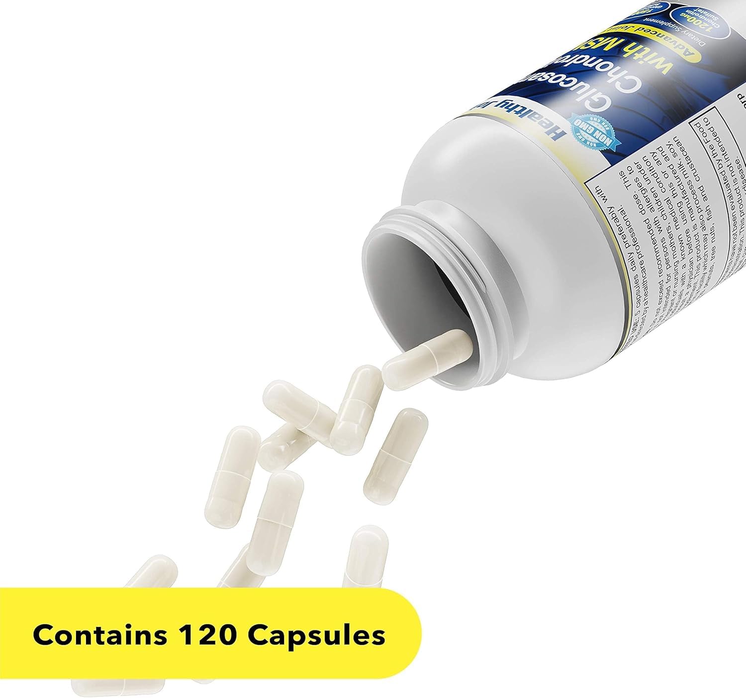 Healthy Joints System Glucosamine Chondroitin MSM Supplement for Joint & Bone Health - 120 Capsules | Joint Support & Discomfort Relief for Back, Knees, Hands Healthy Joints SystemAu supplements