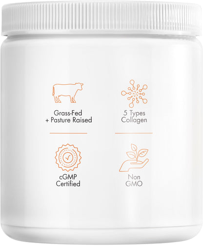 Codeage Multi Collagen Protein Powder Peptides, Hydrolyzed, Type I, II, III, V, X Grass Fed All in One Super Bone CodeageUS supplements