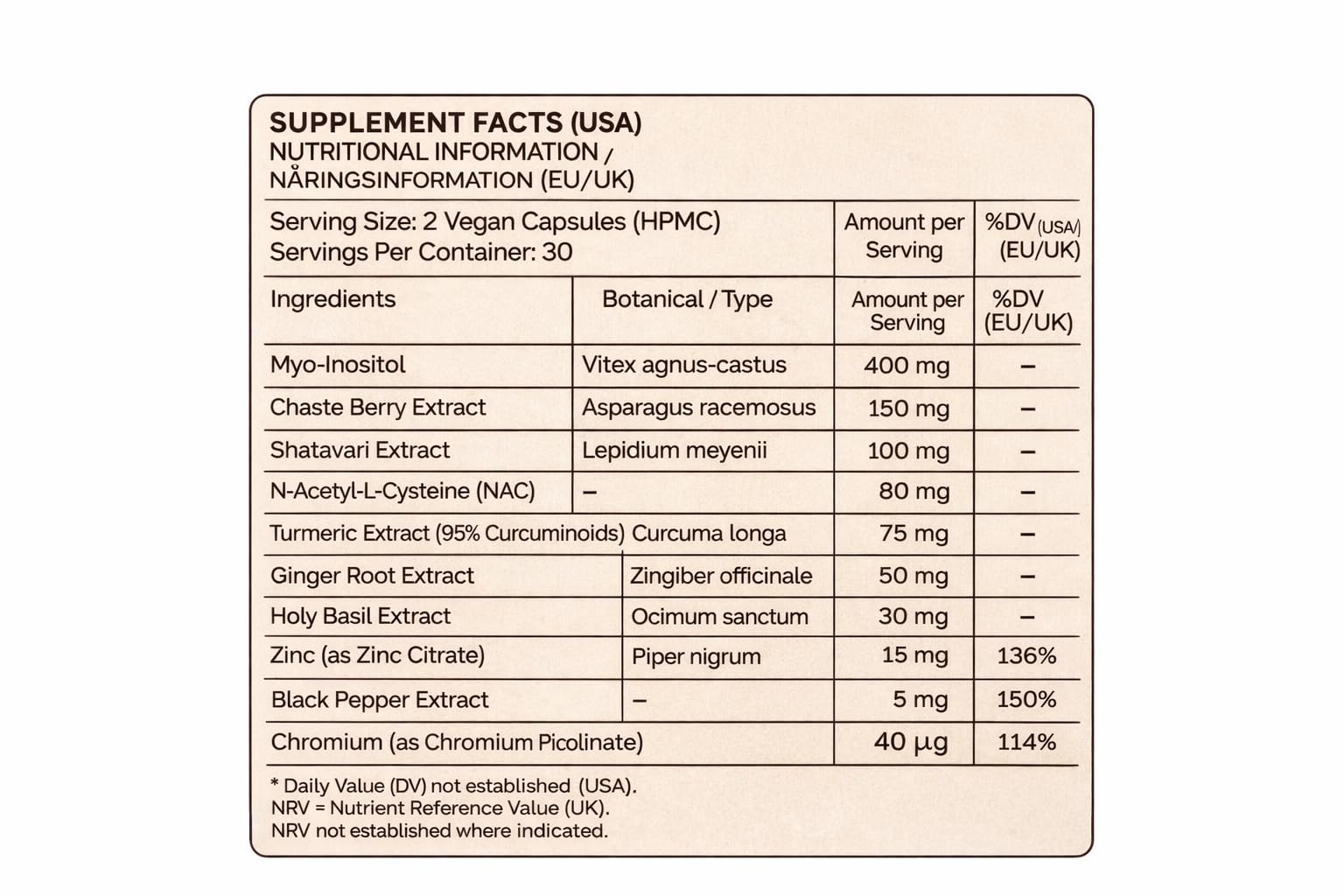 Zyzven Naturals Freja Advance – Women’s Wellness & Cycle Support Supplement – Myo-Inositol, Maca, Vitex, Shatavari, NAC, Zinc & Chromium – 60 Vegan Capsules – 30 Day Supply Zyzven NaturalsAu supplements