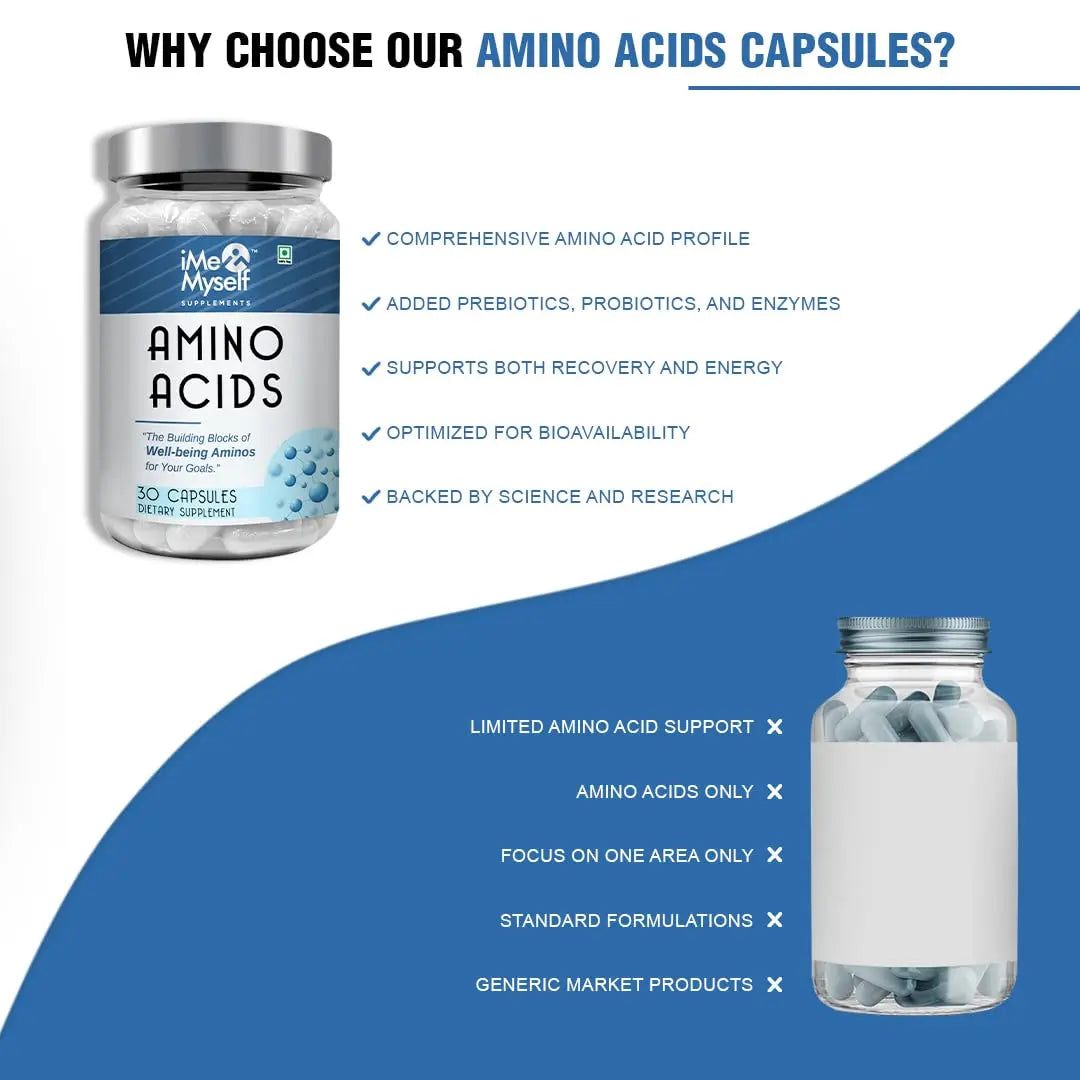 iMeMyself Amino Acid | 30 Veg Capsules iMeMyselfnz supplements