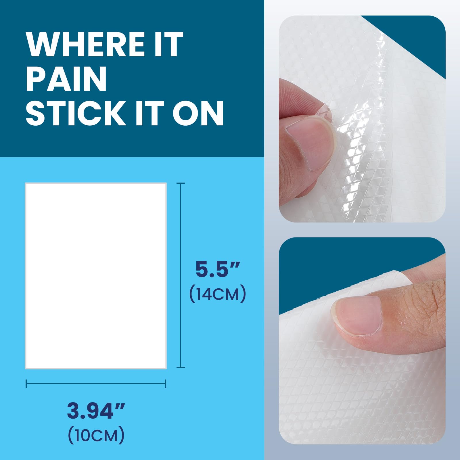 Sumifun 4% Lidocaine Patches, Long Lasting Plaster Patch for Knee, Shoulder, Muscle, Joints with Natural Ingredients, Extended Patch with Lidocaine (Large, Count, 18) SumifunAu supplements