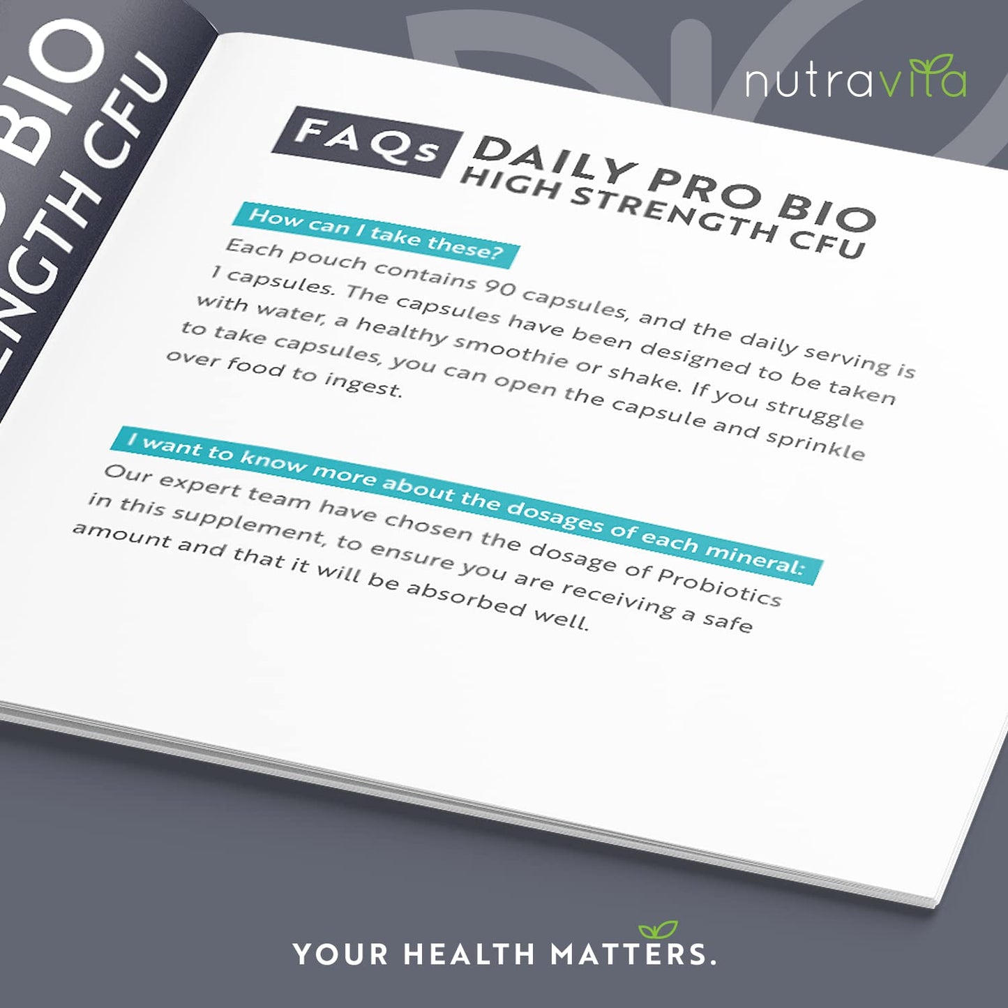 Probiotics for Gut Health - 90 Vegan Capsules (Not Tablets) for Bloating Relief NutravitaUS supplements