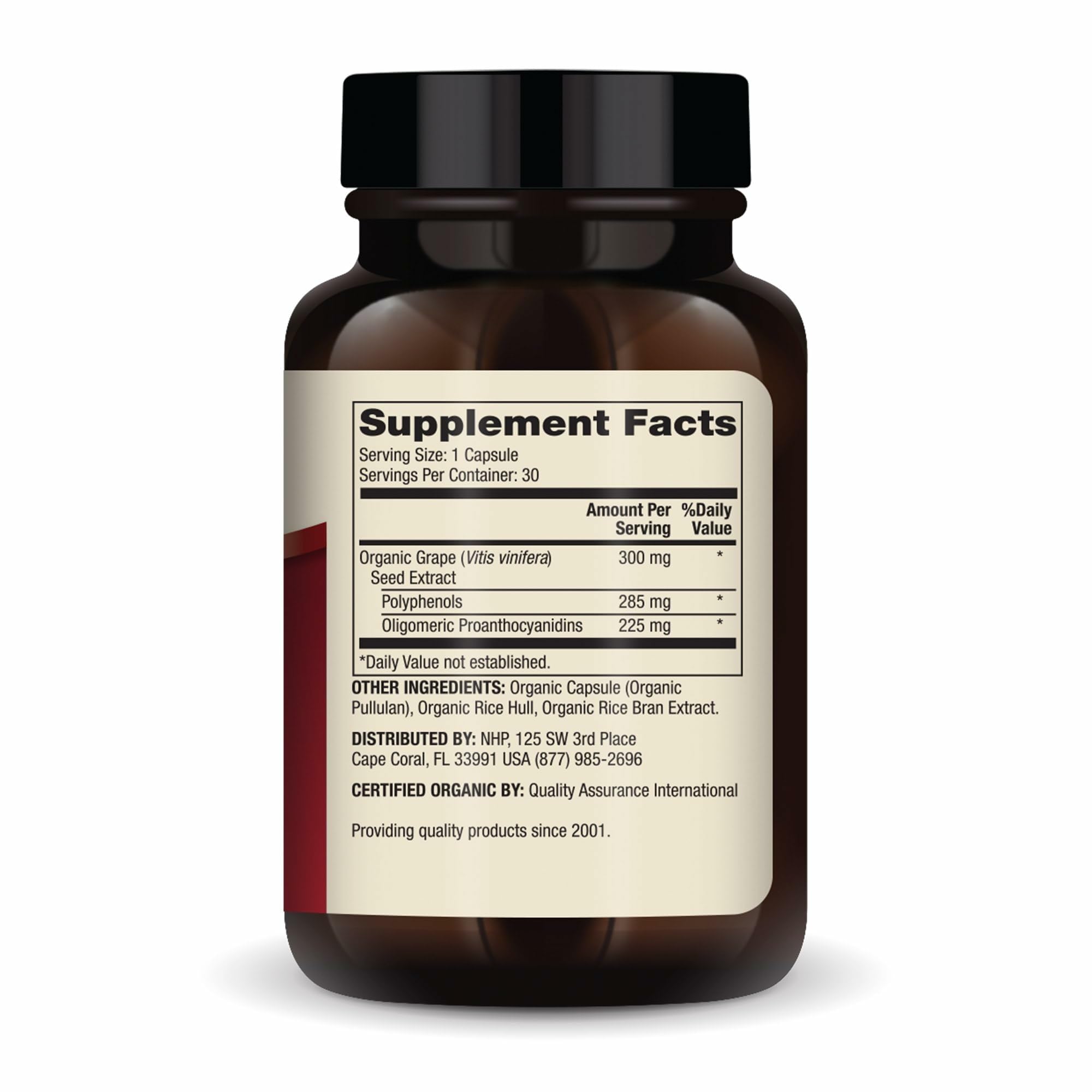 Dr. Mercola Organic Blood Pressure Support - Supports Healthy Circulation - High-Potency Grape Seed Extract - Non-GMO & Soy-Free - 30 Capsules (30 Servings) Dr. MercolaAu supplements