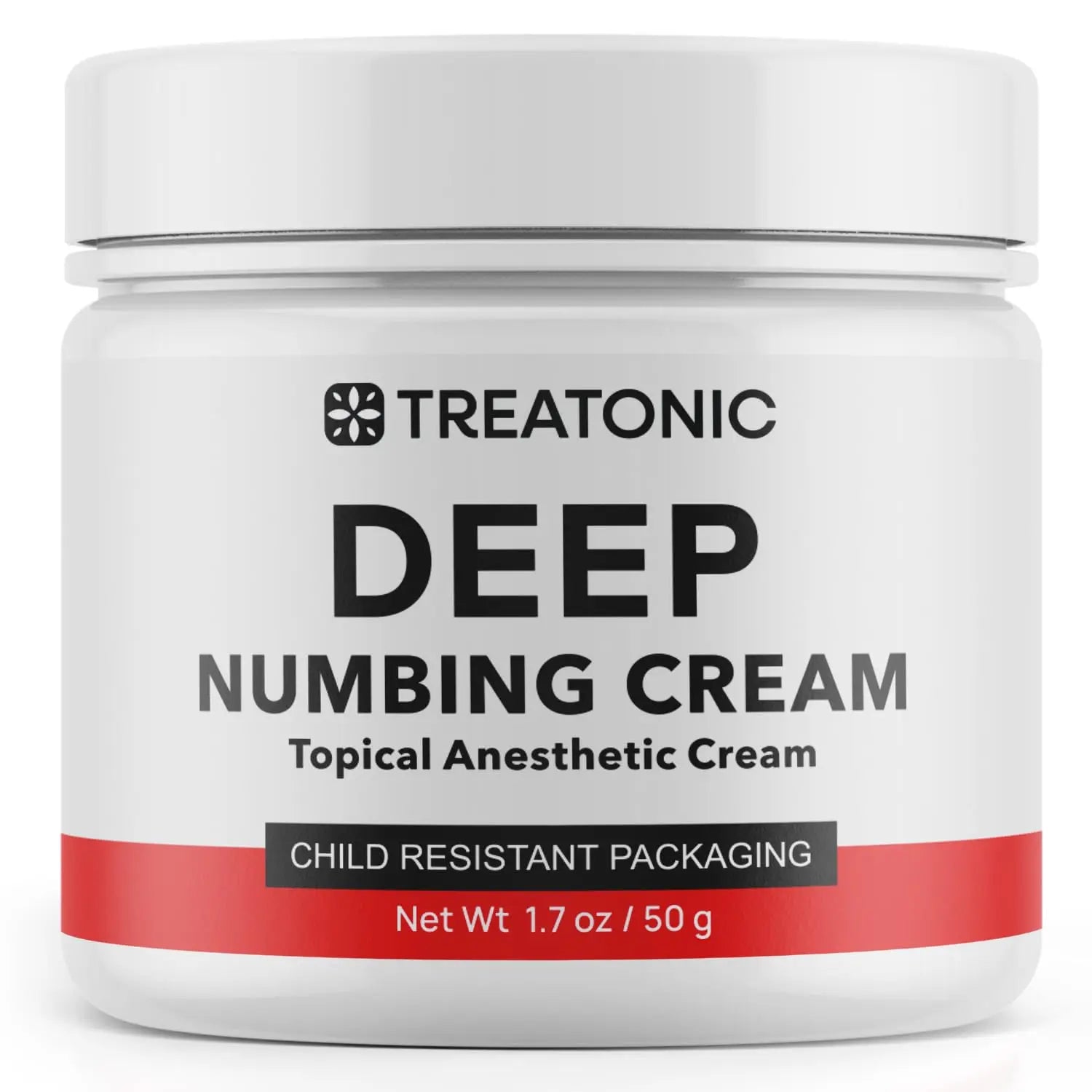 Treatonic Maximum Strength Numbing Cream: Numbing Cream for Discomfort, Burn, Itch & Pain Relief - Fast-Acting, Soothing Topical Anesthetic with Menthol & Emu Oil for Hemorrhoid Treatment – 1.7oz TreatonicAu supplements