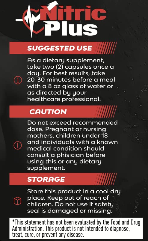 SYNC Naturals Nitric Plus- 800mg L Arginine- 400mg L Citrulline- Extra Strength Nitric SYNC NaturalsAu supplements