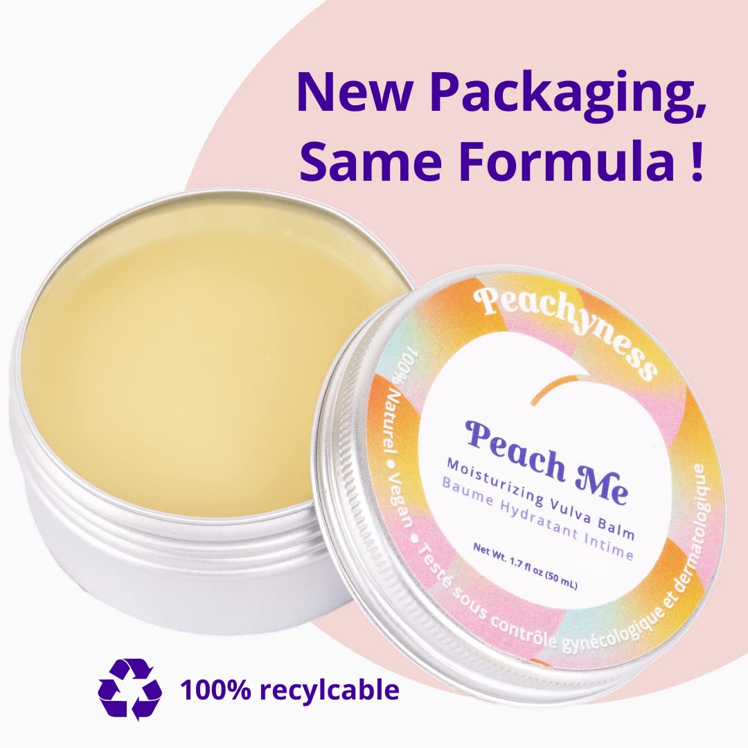 Peach Me Organic Vulva Balm by Peachyness - Hormone-Free Vaginal Moisturizer for Sensitive Skin Peachynes sAu supplements