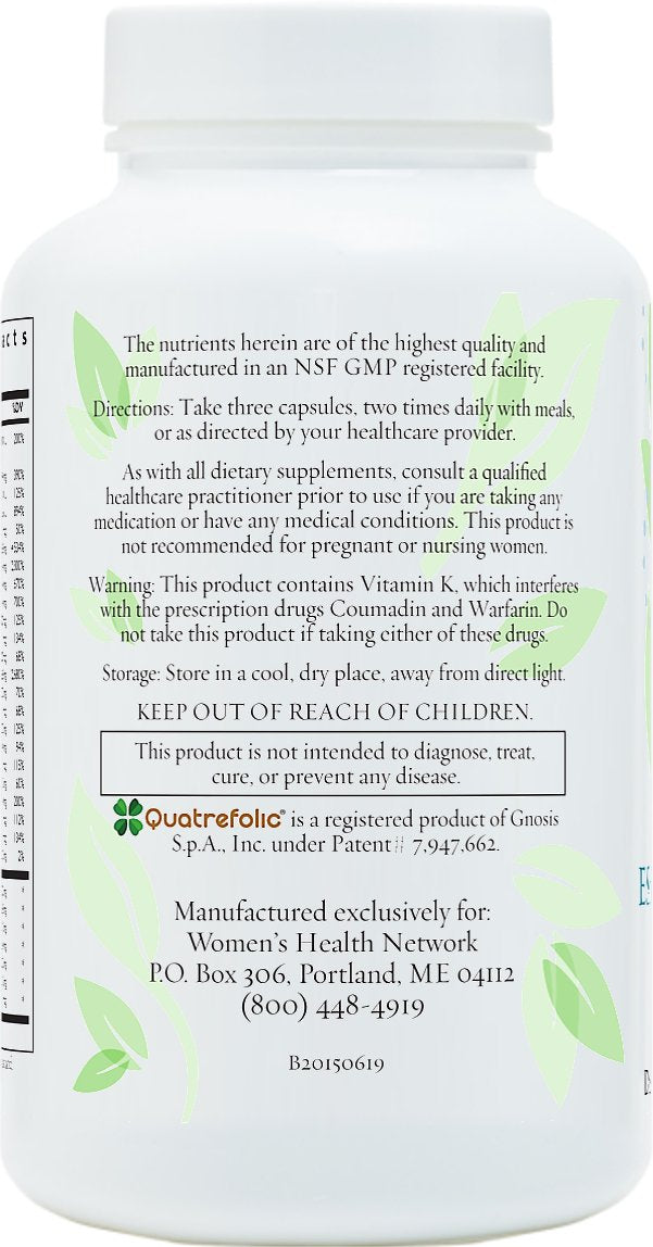 Women's Health Network Essential Nutrients – Daily Multivitamin for Energy, Healthy Aging & Immune Support, Folate as Quatrefolic®, a Patented Natural Form of 5-MTHF Women's Health NetworkAu supplements